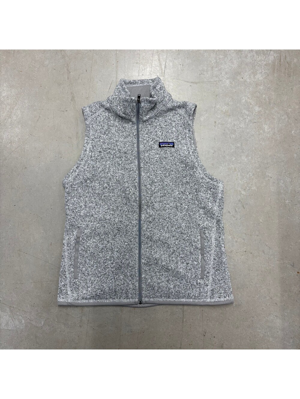 Patagonia Women's Full Zip Fleece Vest Large Gray